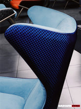 Load image into Gallery viewer, DARWINPRO CARBON FIBER LUNAR BLUE SUEDE LOUNGE CHAIR