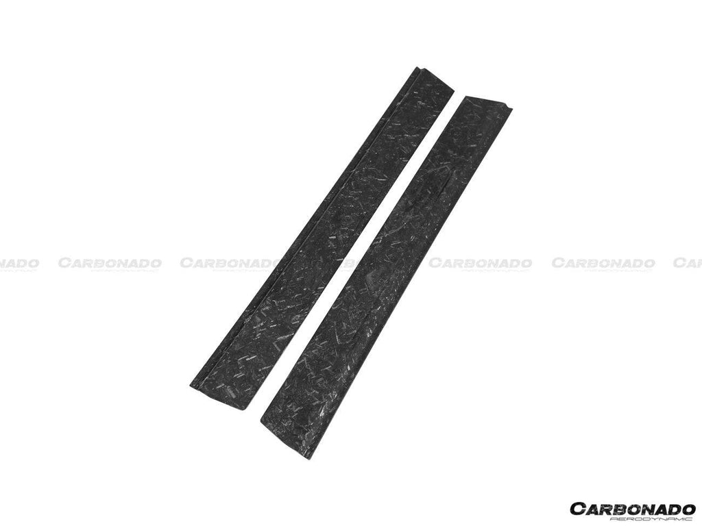 2011-2016 Lamborghini Aventador LP700 Coupe/Roadster OEM Style Carbon Fiber Door Still Plate Caps - Carbonado Aero