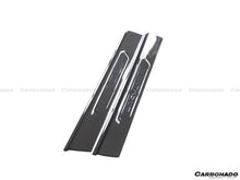 Load image into Gallery viewer, 2011-2016 Lamborghini Aventador LP700 Coupe/Roadster OEM Style Carbon Fiber Door Still Plate Caps - Carbonado Aero