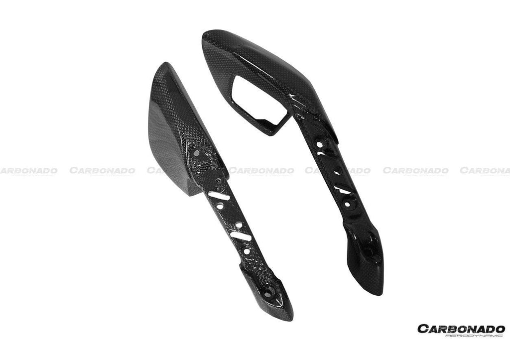 2015-2020 Ferrari 488 GTB Spyder OE Style Carbon Fiber Door Handle Interior - Carbonado Aero