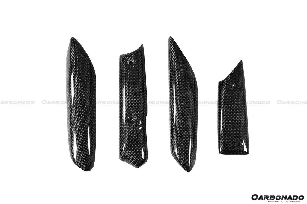 2015-2020 Ferrari 488 GTB Spyder OE Style Carbon Fiber Door Handle Interior - Carbonado Aero