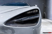 Load image into Gallery viewer, 2017-2023 McLaren 720s Dry Carbon Fiber Headlight Inserts Tim Replacement - DarwinPRO Aerodynamics