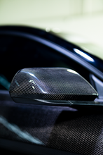 Load image into Gallery viewer, 2015-2023 Mustang GT / Ecoboost Gloss Carbon Fiber Mirror Caps Replacement