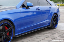 Load image into Gallery viewer, 2010-2018 Mercedes Benz W218 CLS Class DP Style Side Skirts Under Board - Carbonado