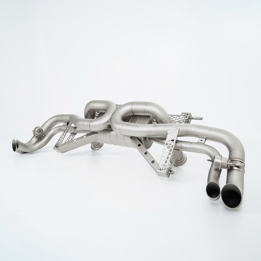 Titanium Valved Catback Exhaust System - 2014-2016 Porsche GT3/GT3RS