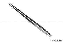 Load image into Gallery viewer, 2015-2021 Mercedes Benz W205 C63/S AMG Sedan Carbon Fiber Side Skirts Extension Add On Lip - Carbonado Aero