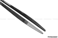 Load image into Gallery viewer, 2015-2021 Mercedes Benz W205 C63/S AMG Sedan Carbon Fiber Side Skirts Extension Add On Lip - Carbonado Aero