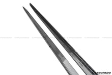 Load image into Gallery viewer, 2015-2021 Mercedes Benz W205 C63/S AMG Coupe Carbon Fiber Side Skirts Extension Add On Lip - Carbonado Aero