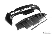 Load image into Gallery viewer, 2022-UP Ferrari 296 GTB OE Style Carbon Fiber Rear Bumper With Diffuser - Carbonado Aero