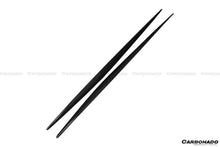 Load image into Gallery viewer, 2014-2021 Mercedes Benz C217 S63/S65 AMG Coupe OE Style Carbon Fiber Side Skirts Extension Add On Lip - Carbonado