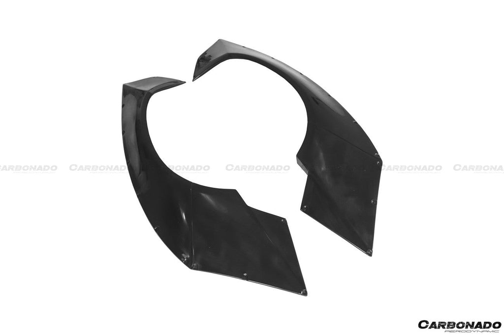 2011-2016 Lamborghini Aventador LP700 Coupe/Roadster DE Style Rear Wide Flares - Carbonado Aero