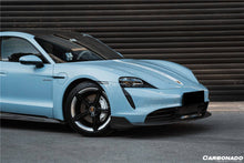Load image into Gallery viewer, 2019-2023 Porsche Taycan 4/4S/GTS/TURBO OD Style DRY Carbon Fiber Front Lip - Carbonado Aero