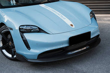 Load image into Gallery viewer, 2019-2023 Porsche Taycan 4 &amp; 4S &amp; GTS &amp; TURBO OD Style DRY Carbon Fiber Front Lip - Carbonado