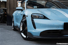 Load image into Gallery viewer, 2019-2023 Porsche Taycan 4/4S/GTS/TURBO OD Style DRY Carbon Fiber Front Lip - Carbonado Aero