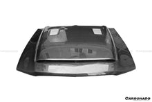 Load image into Gallery viewer, 2005-2009 Ford Mustang GT/V6 Black Momba BC1 Style Hood - Carbonado Aero