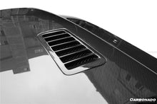 Load image into Gallery viewer, 2005-2009 Ford Mustang GT/V6 Black Momba BC1 Style Hood - Carbonado Aero