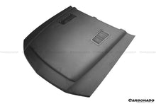 Load image into Gallery viewer, 2005-2009 Ford Mustang GT/V6 Black Momba BC1 Style Hood - Carbonado Aero