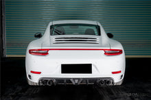 Load image into Gallery viewer, 2017-2019 Porsche 911 991.2 Carrera KA Style Dry Carbon Fiber Rear Lip Diffuser - Carbonado