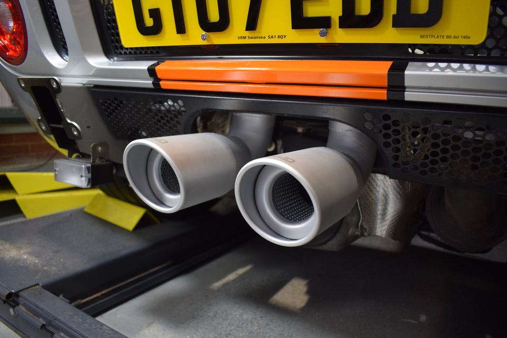 QuickSilver Ford GT Ceramic Coated Sport Exhaust Rear Section 2005-2006