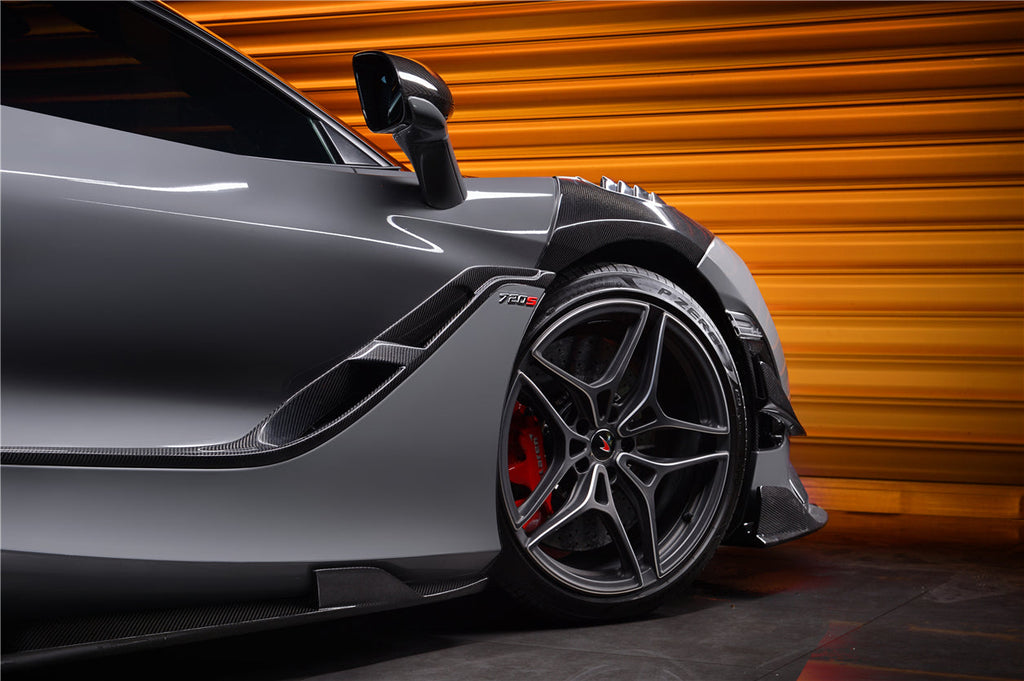 2017-2023 McLaren 720s Se²NWB Style Carbon Fiber Side Door Trims - DarwinPRO Aerodynamics