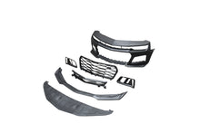 Load image into Gallery viewer, 2010-2015 Chevy Camaro ZL1 Front Bumper Conversion 7pcs Full Kit Flat BLK Body Kit
