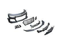 Load image into Gallery viewer, 2016-2018 Chevy Camaro ZL1 Front Bumper Conversion 7pcs Ful Kit Flat BLK