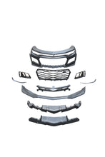 Load image into Gallery viewer, 2019-2025 Chevy Camaro ZL1 Front Bumper Conversion 9pcs Full Kit Flat BLK for Non-RS Headlights