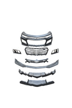 Load image into Gallery viewer, 2016-2018 Chevy Camaro ZL1 Front Bumper Conversion 7pcs Ful Kit Flat BLK