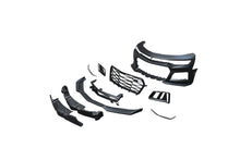 Load image into Gallery viewer, 2019-2025 Chevy Camaro ZL1 Front Bumper Conversion 9pcs Full Kit Flat BLK for Non-RS Headlights