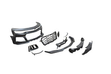 Load image into Gallery viewer, 2019-2025 Chevy Camaro ZL1 Front Bumper Conversion 9pcs Full Kit Flat BLK for Non-RS Headlights