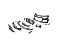 Load image into Gallery viewer, 2016-2018 Chevy Camaro ZL1 1LE Track Package Front Bumper Conversion 11pcs Full Kit Flat BLK