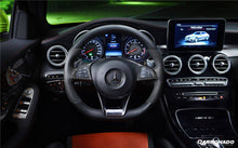 Load image into Gallery viewer, 2015-2021 Mercedes Benz W205 C63 AMG Dry Carbon Fiber Interior Steering wheel Trim - Carbonado