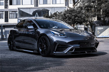 Load image into Gallery viewer, 2017-2021 Tesla Model 3 IMP Performance Carbon Fiber Side Skirts Under Board