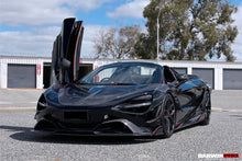 Load image into Gallery viewer, 2017-2023 McLaren 720s Se²NWB Style Carbon Fiber Front Bumper Canards