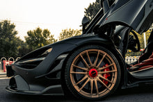 Load image into Gallery viewer, 2017-2023 McLaren 720s Se²NWB Style Carbon Fiber Front Bumper Canards