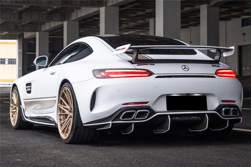 DarwinPRO 2017-2021 Mercedes Benz AMG GTC ONLY IMP Carbon Fiber Rear Diffuser - DarwinPRO Aerodynamics