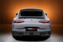 Load image into Gallery viewer, DarwinPRO 2019-2024 Mercedes Benz AMG GT50 GT53 GT43 4Door Coupe X290 IMP Performance Rear Diffuser With Reflector Panels &amp; Exhaust tips - DarwinPRO Aerodynamics