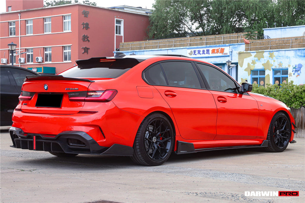 2019-2022 BMW 3 Series G20  G28 BKSS Style Carbon Fiber Rear Diffuser