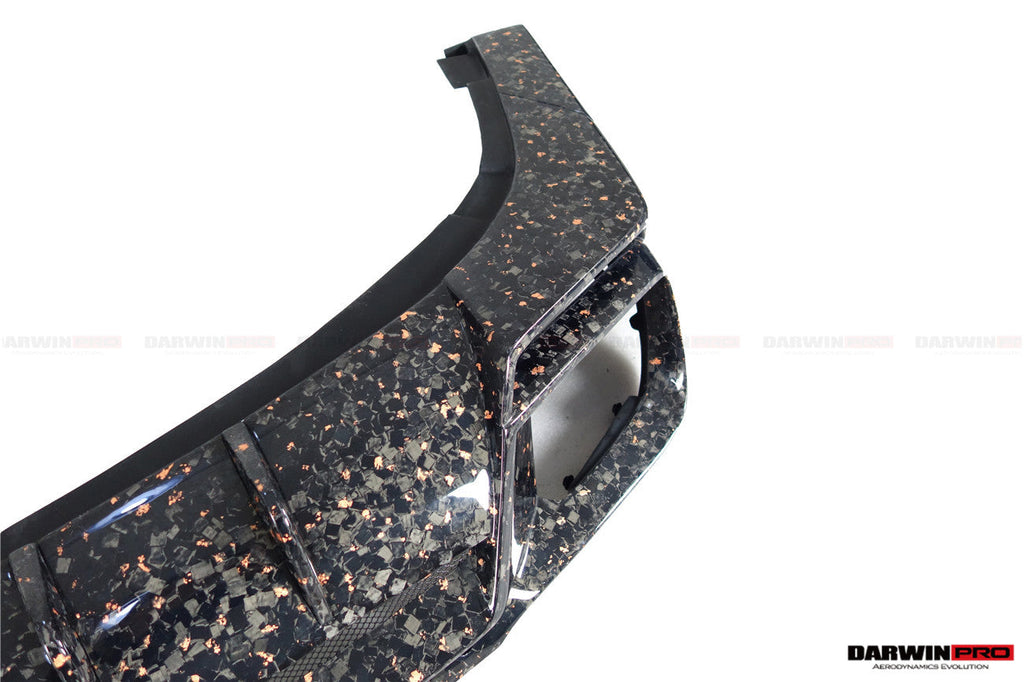DarwinPRO 2018-2024 Rolls-Royce Cullinan BKSS Style Carbon Fiber Rear Lip Diffuser