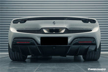 Load image into Gallery viewer, 2022-UP Ferrari 296 GTB OE Style Carbon Fiber Rear Diffuser - Carbonado