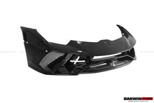 Load image into Gallery viewer, 2015-2025 Lamborghini Huracan LP610 &amp; LP580 &amp; EVO &amp; Tecnica BKSS Style Partial Carbon Front Bumper with Lip