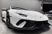Load image into Gallery viewer, 2015-2025 Lamborghini Huracan LP610 &amp; LP580 &amp; EVO &amp; Tecnica BKSS Style Partial Carbon Front Bumper with Lip