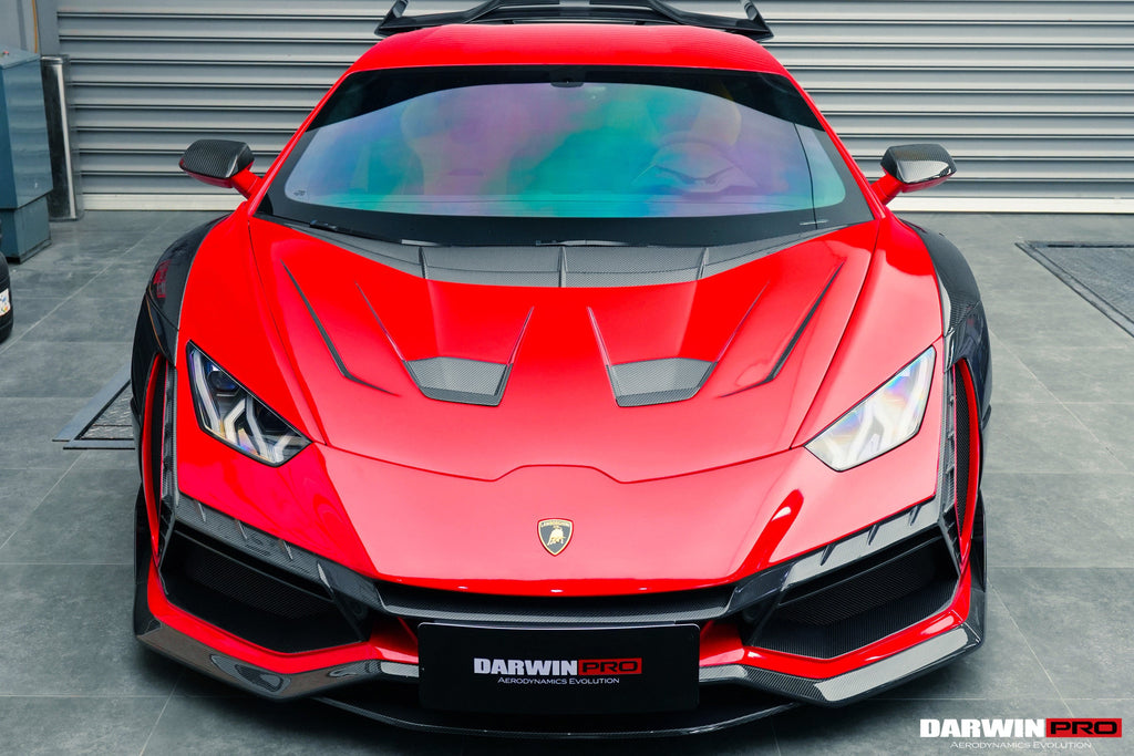 DarwinPRO 2015-2025 Lamborghini Huracan LP610 & LP580 & EVO & Tecnica BKSSII Style Front Bumper