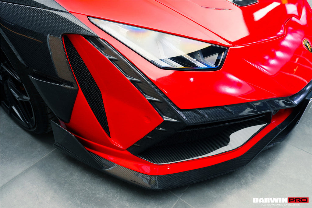 DarwinPRO 2015-2025 Lamborghini Huracan LP610 & LP580 & EVO & Tecnica BKSSII Style Front Bumper