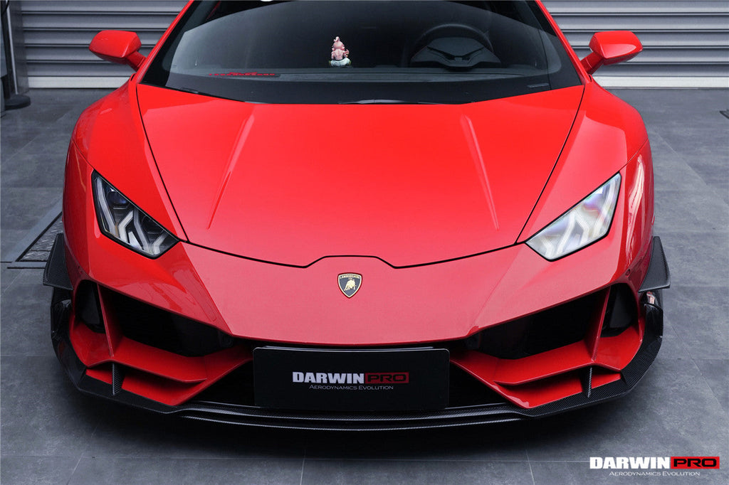 DarwinPRO 2019-2023 Lamborghini Huracan EVO 4WD ONLY BKSS Style Carbon Front Lip