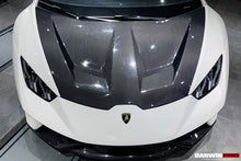 Load image into Gallery viewer, 2015-2025 Lamborghini Huracan LP610 &amp; LP580 &amp; EVO &amp; Tecnica BKSS Style Carbon Fiber Hood