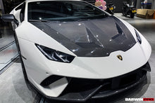 Load image into Gallery viewer, 2015-2025 Lamborghini Huracan LP610 &amp; LP580 &amp; EVO &amp; Tecnica BKSS Style Carbon Fiber Hood
