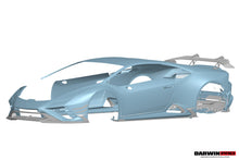 Load image into Gallery viewer, DarwinPRO 2019-2025 Lamborghini Huracan EVO AD Style Dry Carbon Side Skirts Vent Trims