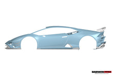 Load image into Gallery viewer, DarwinPRO 2019-2025 Lamborghini Huracan EVO RWD AD Style Dry Carbon Front Bumper Canards