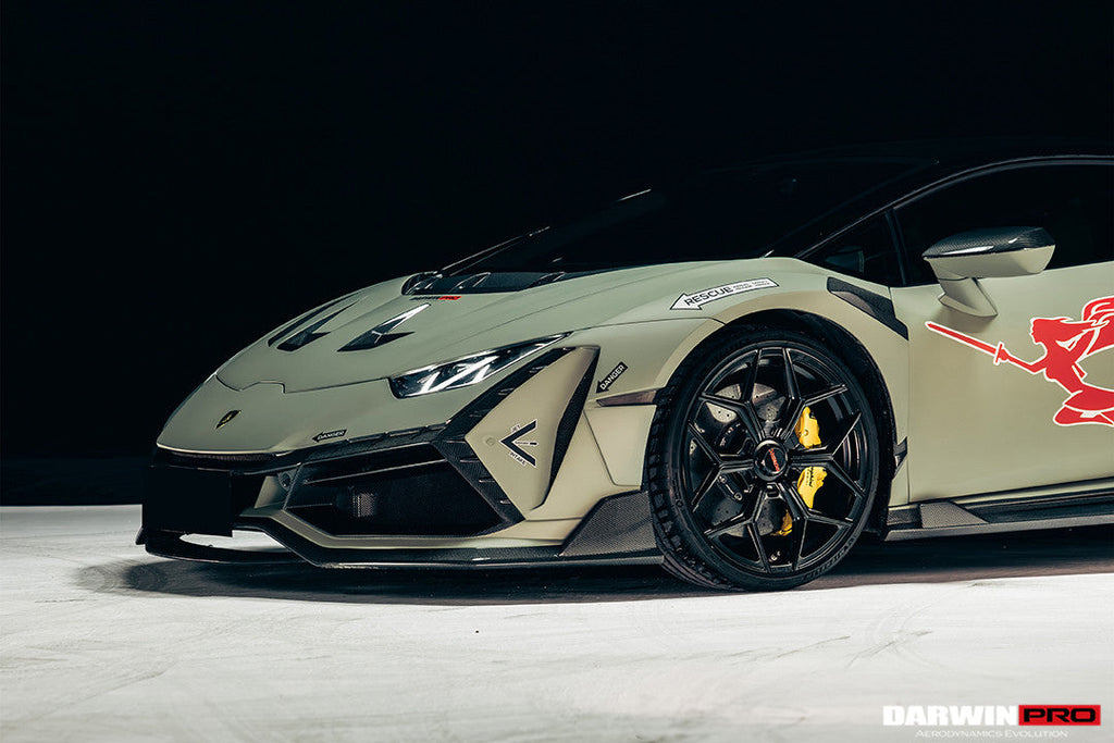 DarwinPRO 2015-2025 Lamborghini Huracan LP610 & LP580 & EVO & Tecnica BKSSII Style Front Wide Fender